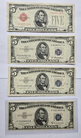 Series 1928-F $5, 1953- A&B Series $5 Note