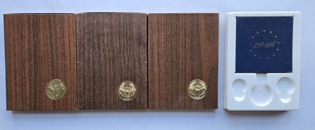 (4) 1971-1974 US Silver Eisenhower Dollars (1 of 3)