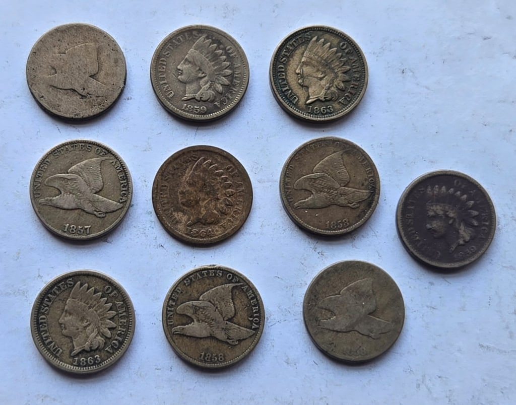 Flying Eagles and Copper Nickels (1 of 2)