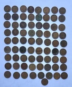 (73) Indian Head Pennies