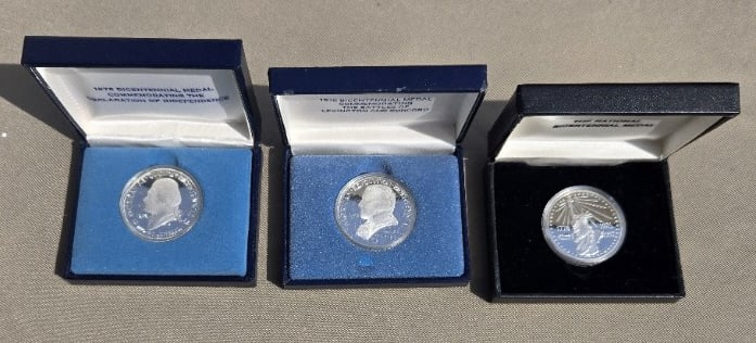 (3) Silver Commemoratives: (3) Silver Commemoratives