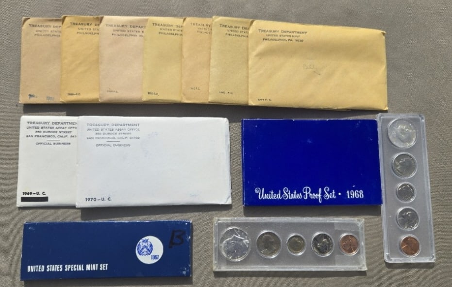 (14) 1958-1970 US Proof Sets (1 of 1)
