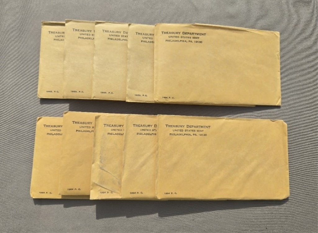 (10) 1963-1964 US Proof Sets (1 of 1)