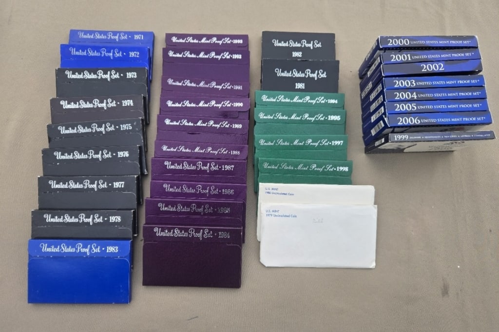 (35) 1979-2006 US  Mint Proof Sets (1 of 1)
