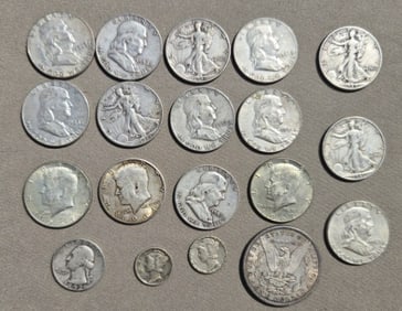 $17.85 Face US Silver Coins