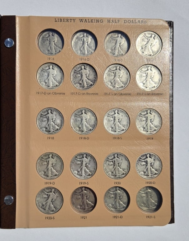(61) Liberty Walking Half Dollars (1 of 5)