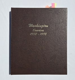 1932 -1998 Washington Quarters Book