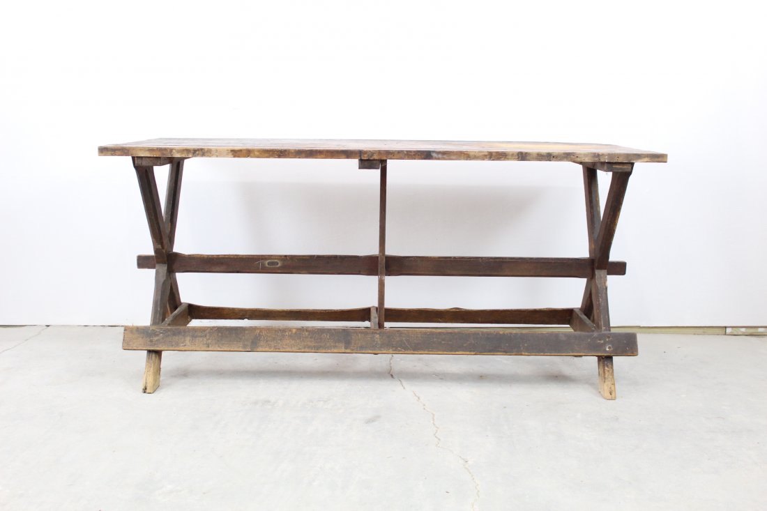 Bar Height Trestle Table (1 of 8)