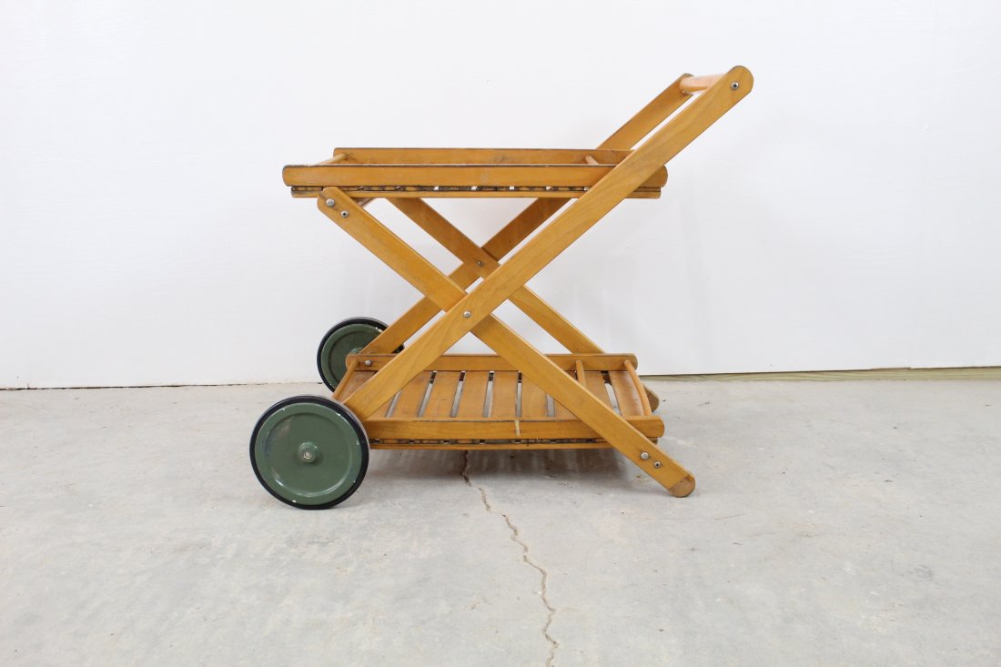 Mid Century Modern Tea Cart by Reguitti, Made in Italy (1 of 8)