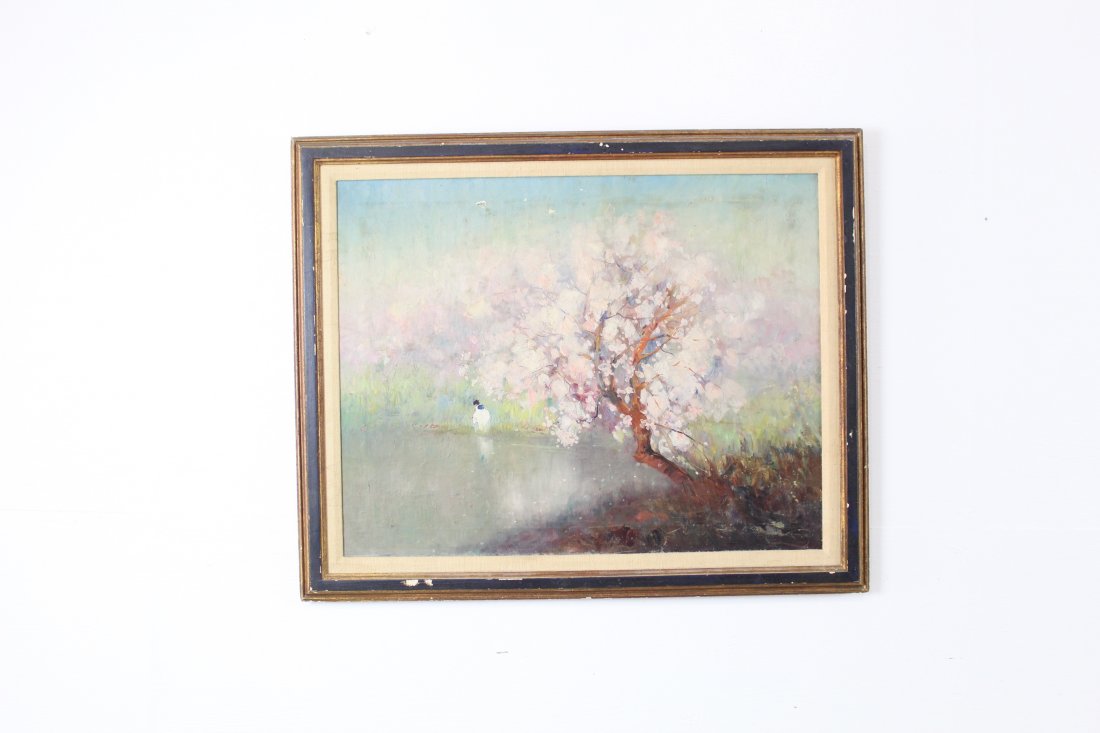 Abstract Cherry Blossom Painting (1 of 7)