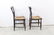 Pair of Painted Caned Seat Chairs - 2
