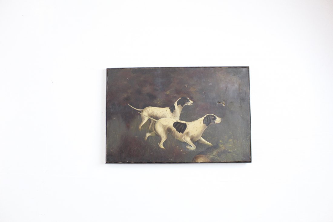 Painting of Pointer Hunting Dogs (1 of 7)