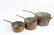 Nesting Set of Three Copper Pans
