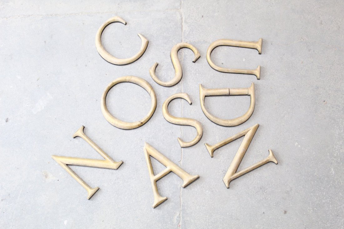 Gilt Wooden Letter Lot (1 of 5)