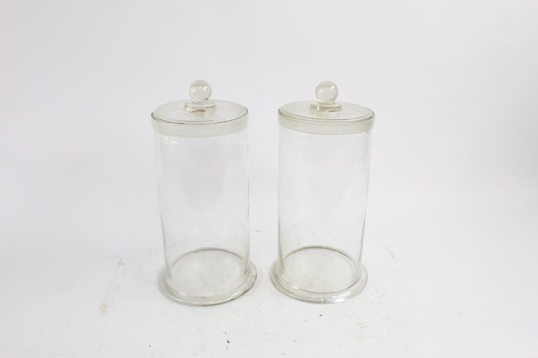 Pair of Glass Apothecary Candy Store Jars (1 of 5)