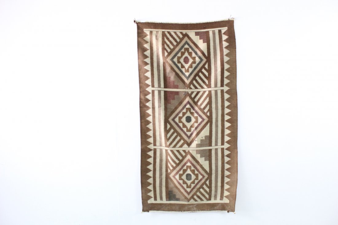 Brown Toned Native American Rug (1 of 5)