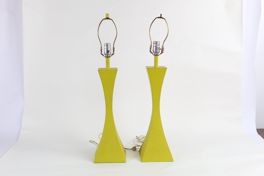 Pair of Modern Hourglass Lights by Mutual Sunset Lamp (1 of 4)