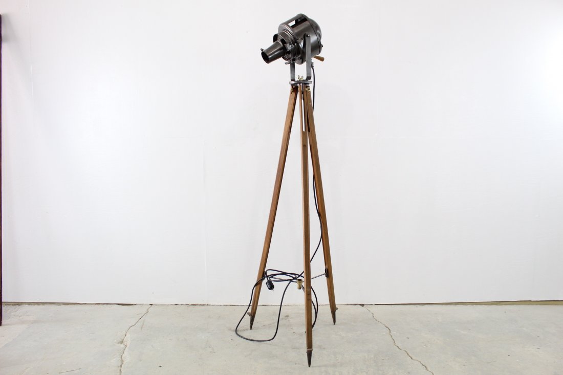 Industrial Theater Spotlight on Tripod, Cremer Paris (1 of 6)