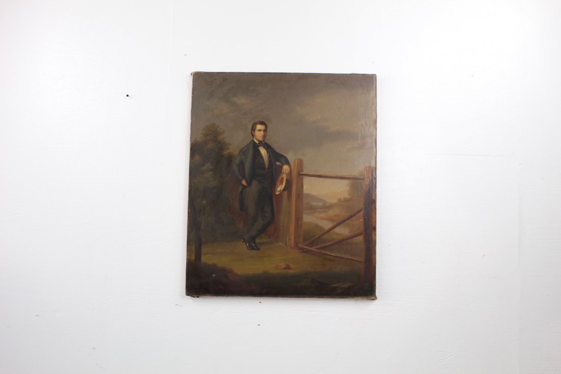 Nahum Ball Onthank (American 1823-1888) Oil Painting (1 of 8)
