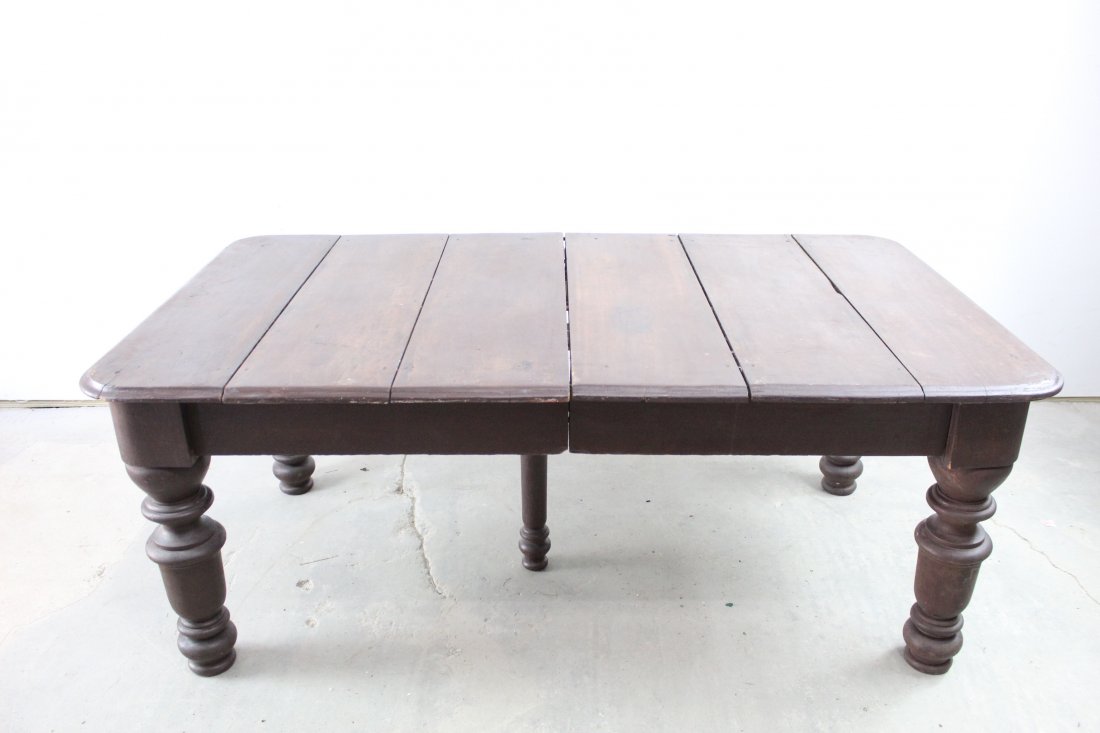 Large Turned Leg Dining Table (1 of 6)