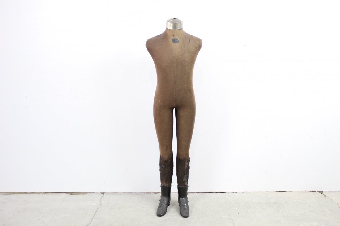 Early Child Mannequin/Clothing Form with Iron Boots (1 of 13)