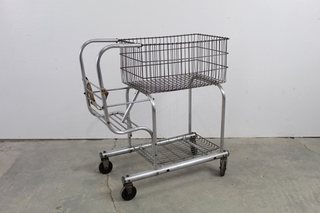 Modernist Shopping Cart, Streamlined (1 of 5)