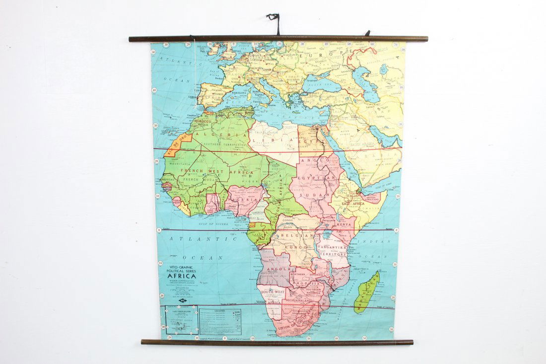Scroll/ School Map of Africa (1 of 11)