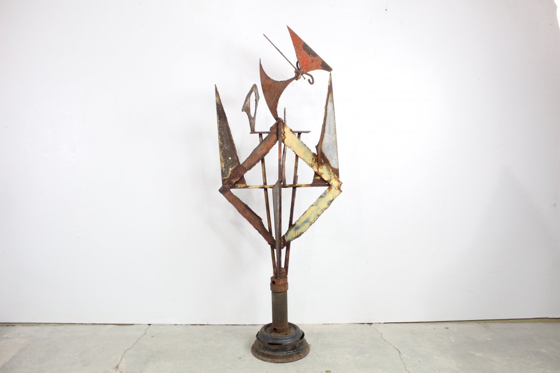 Brutalist Abstract Outdoor Sculpture (1 of 7)