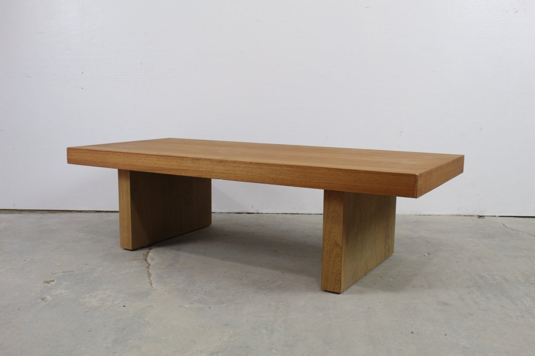 Mid Century Modern Simple Cubist Style Coffee Table (1 of 5)