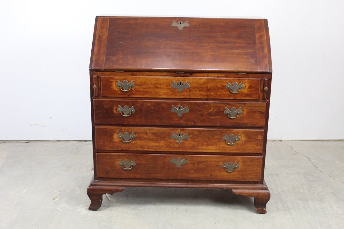 Antique Slant Front Desk, Drop Front (1 of 5)