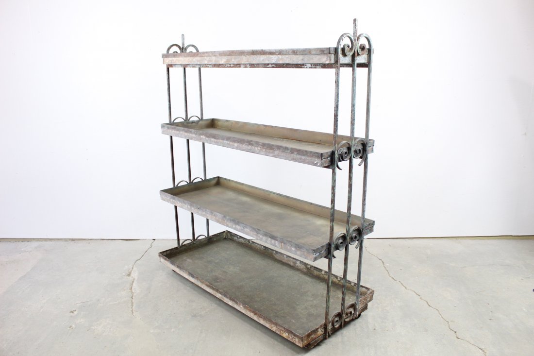 French Graduated Wrought Iron Plant Display Stand (1 of 9)