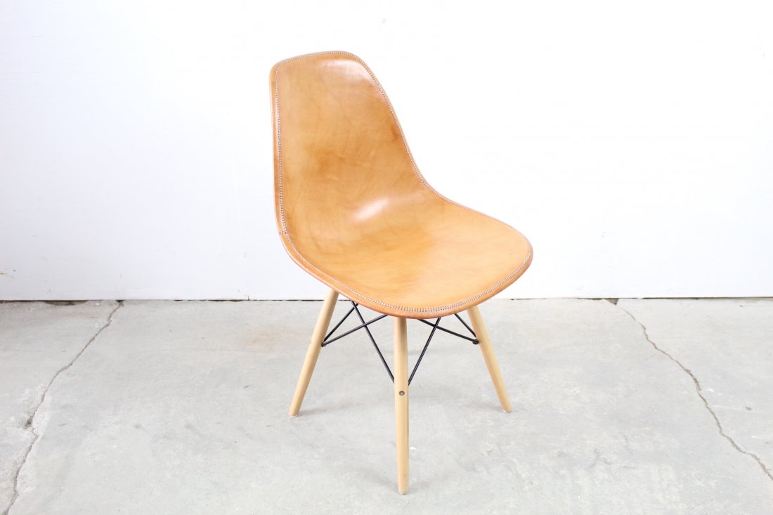 Tan Leather Eames Style Sol & Luna Chair (1 of 4)