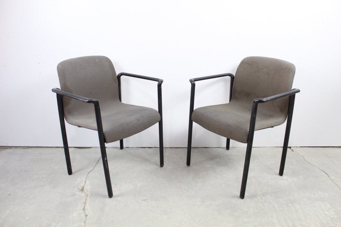 Pair of Herman Miller Upholstered Chairs (1 of 7)