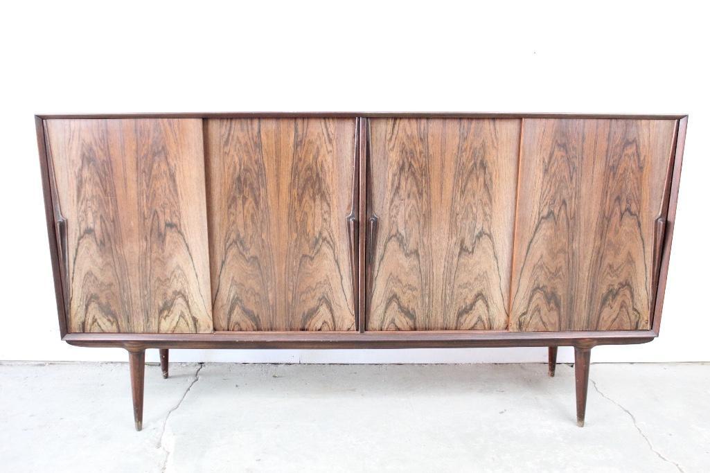 Danish Mid-century Modern Rosewood Console Cabinet (1 of 5)