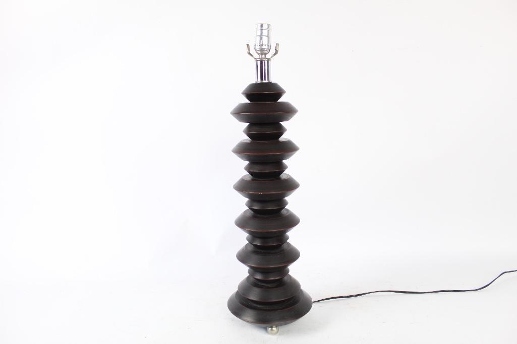 Architectural Element Turned Table Lamp (1 of 6)