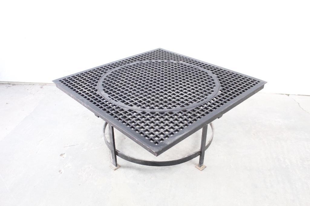 Industrial Iron Coffee Table,Architectural Floor Grate (1 of 2)