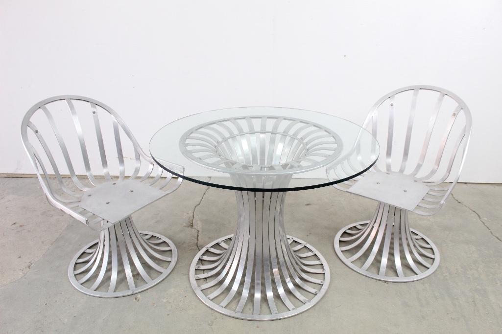 Russell Woodard Aluminum Chairs & Table Set (1 of 7)