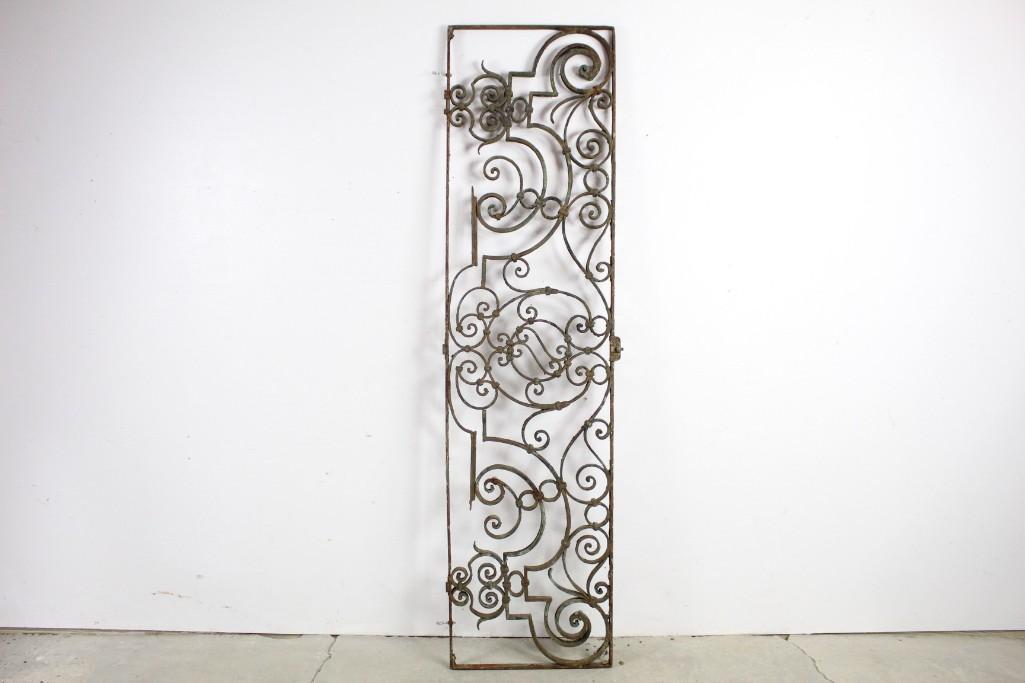 Ornate Wrought Iron Architectrual Gate (1 of 6)