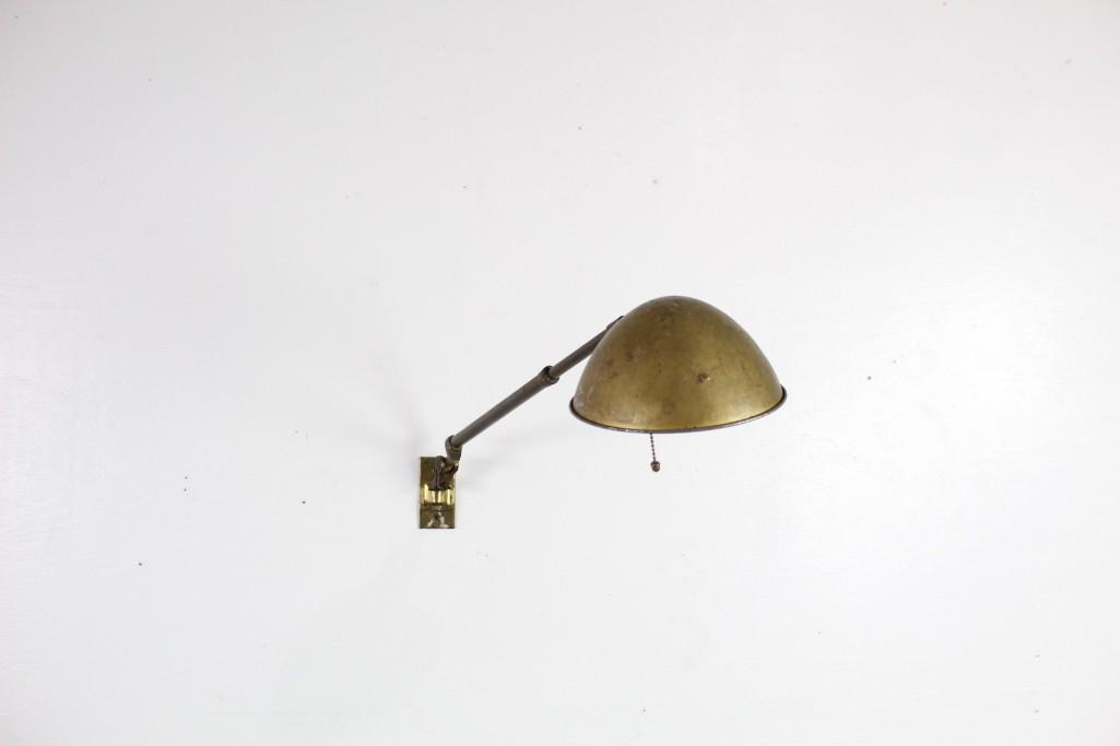 Brass O.C.White Telescoping Wall Lamp Light,Industrial (1 of 5)