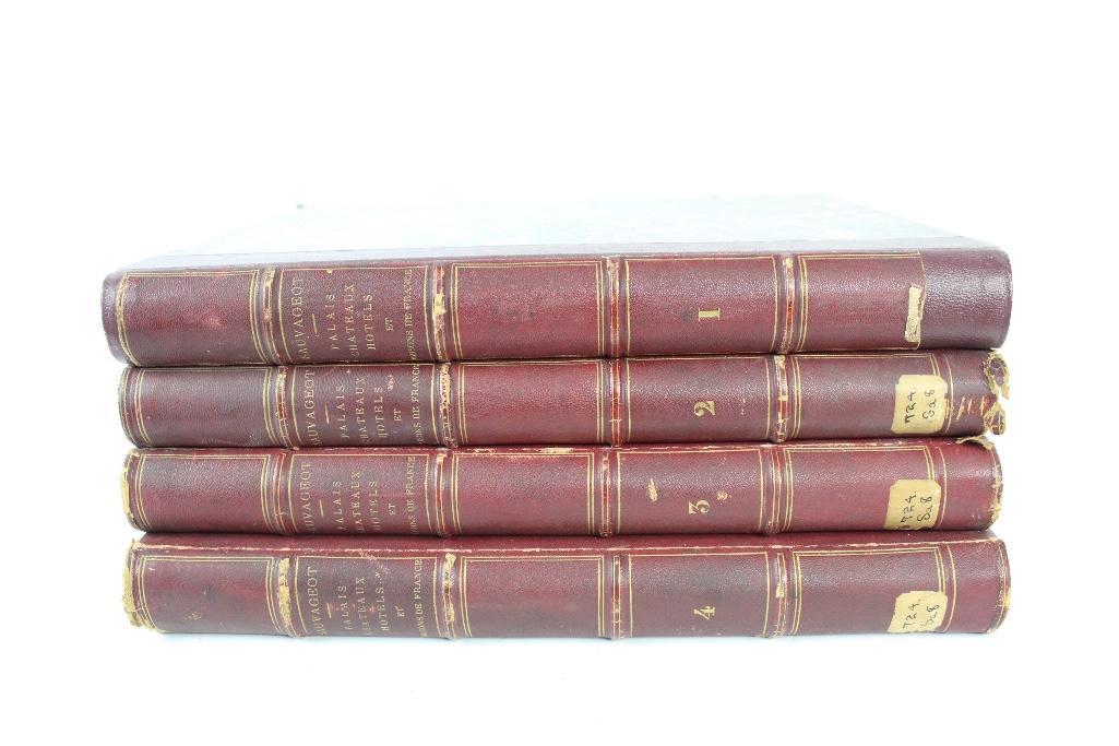4 Vol. French Books,Palais,Chateaux,Hotels et Maison (1 of 11)