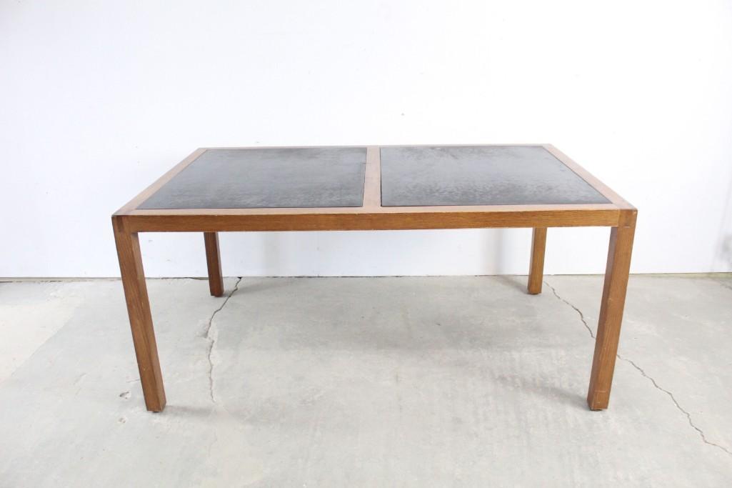 Mid-century Modern Slate Top Dining Table (1 of 2) (1 of 8)