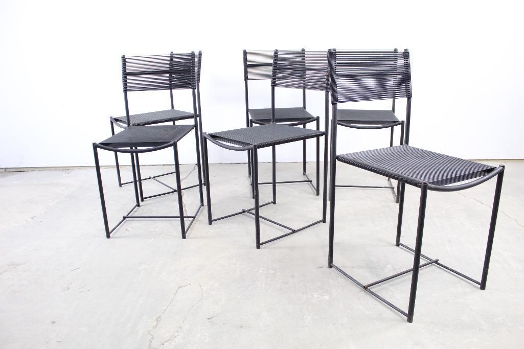 Set 6 Spaghetti Chairs,attributed Giandomenico Belotti (1 of 6)