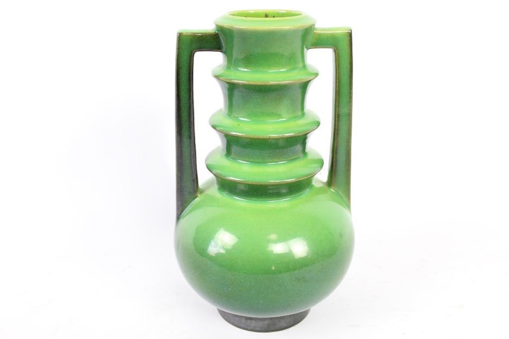 Roseville Futura Art Pottery Vase, 1925 Art Deco (1 of 5)