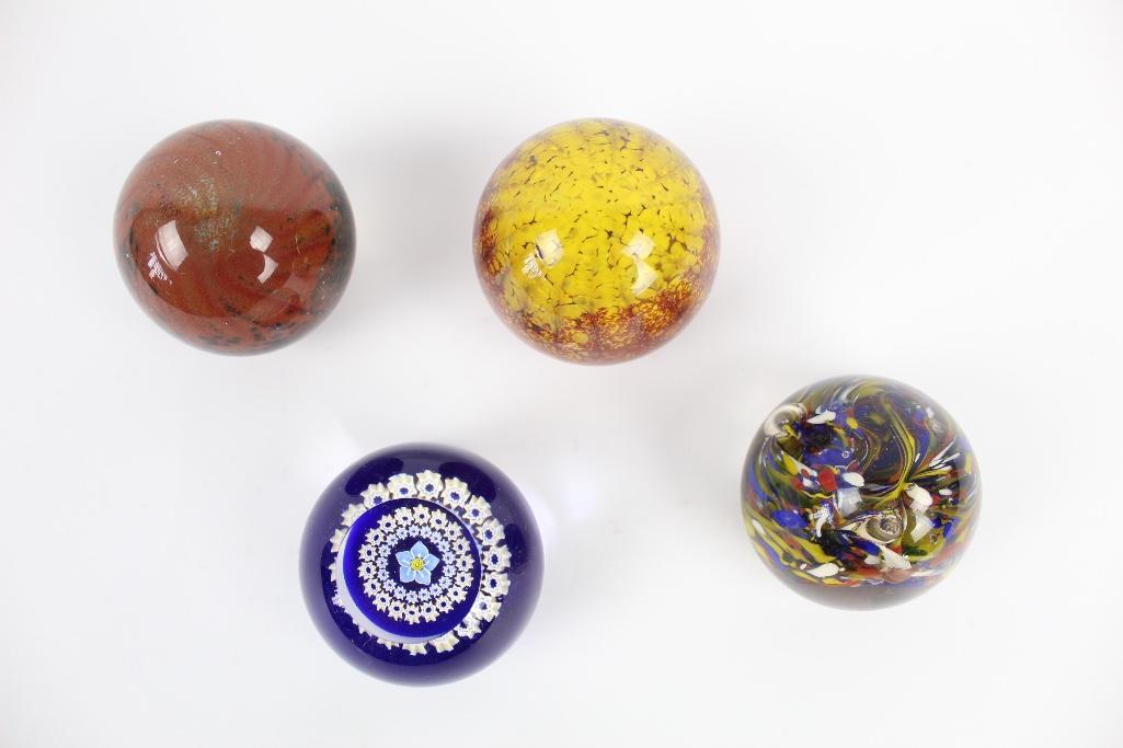 Lot of Four Small Paperweights (1 of 4)