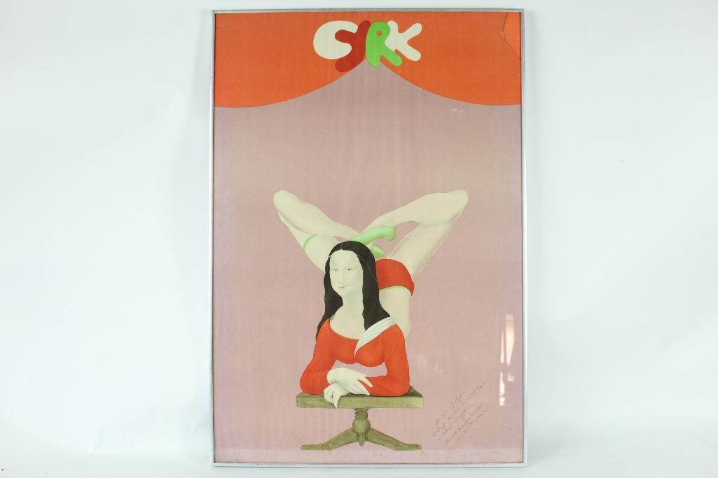 Polish Circus Poster CYRK with Mona Lisa doing Yoga (1 of 7)