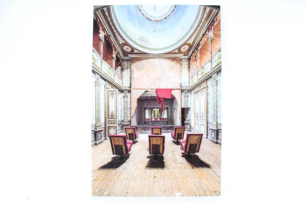 Large Contemporary Photograph of Theatre on Plexiglass (1 of 4)