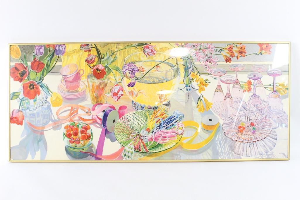 Large Panoramic Print Still Life of Flowers & Candy (1 of 4)