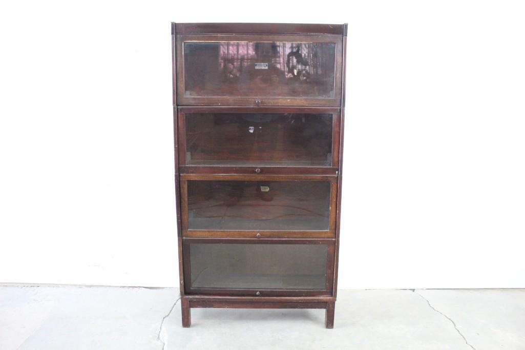 Antique Barrister Bookcase Shelf, Sectional Stack of 4 (1 of 4)
