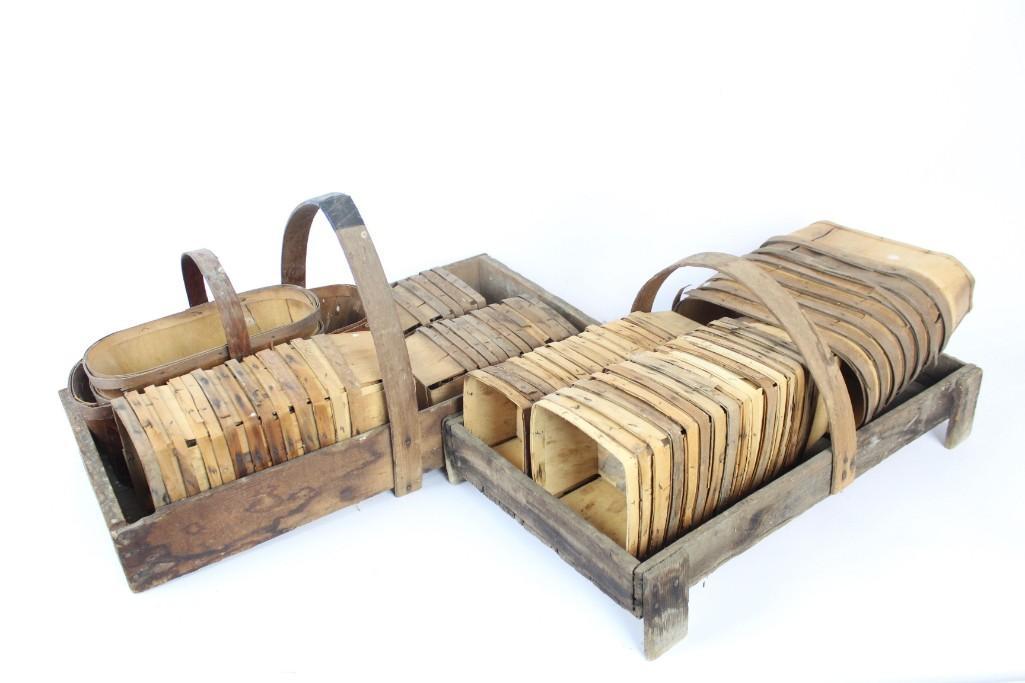 Pair of Hudson Valley Berry Farm Gathering Baskets (1 of 10)