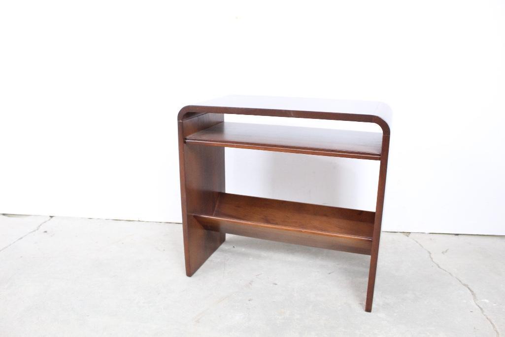 Bent Wood Waterfall Art Deco Side Table (1 of 5)